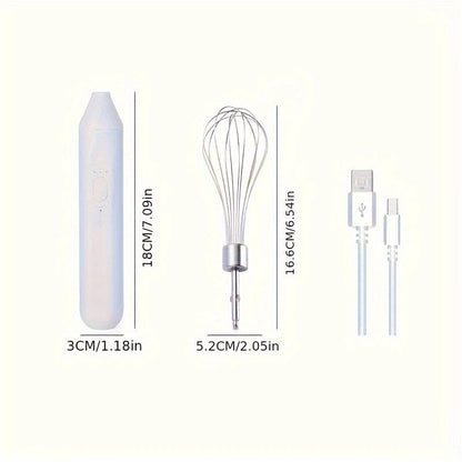 3-Speed Rechargeable Handheld Egg & Milk Frother