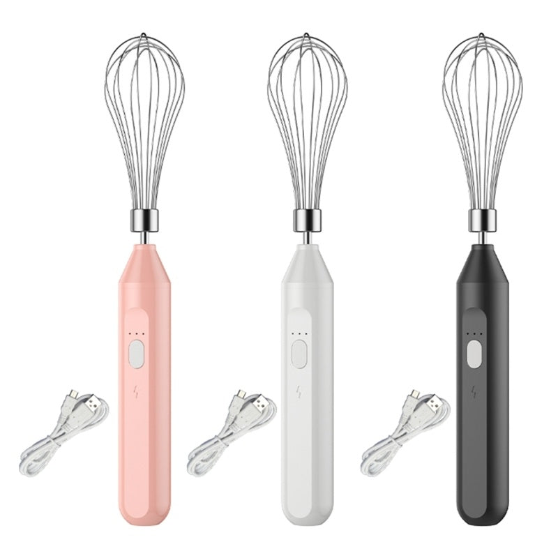 3-Speed Rechargeable Handheld Egg & Milk Frother